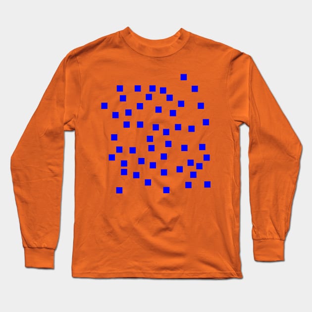 Blue Dots Long Sleeve T-Shirt by evsccc